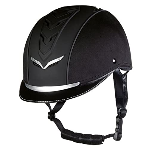 HKM Elegance Ridhjälmar svart M/L 5356 cm 4057052497995