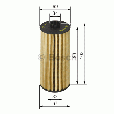Bosch Oljefilter F 026 407 010 4047024198920