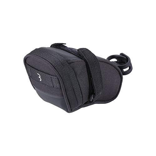 BBB CyclingSpeedPack svängd sadelväska vattentät dragkedja LED bakgrundsbelysning monteringshållare reflekterande svart grafik Small 8716683094619