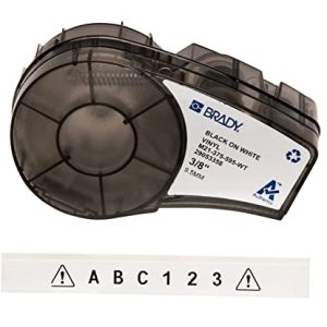Brady M21 375 595 WT, Vit, Självhäftande skrivaretikett, Vinyl, Termal transfer, Akryl, Permanent 662820966548 Brady M21 375 595 WT, Vit, Självhäftande skrivaretikett, Vinyl, Termal transfer, Akryl, Permanent 662820966548