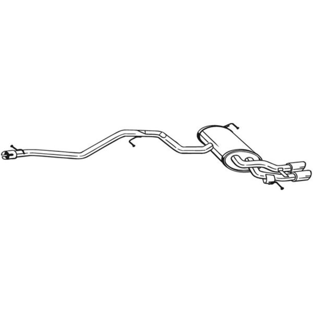 Bosal 286-363 Bakre Ljuddämpare 3351642863636