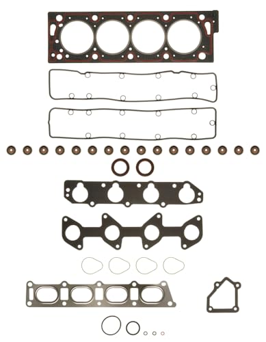 AJUSA 52158200 Packningssats, topplock med cylindertoppspackning, ventilskaftstätning FIBERMAX 8427769552786