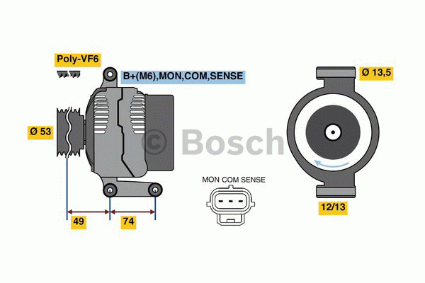 Generator Bosch 0 986 049 520