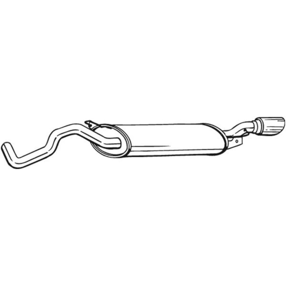 Bakre ljuddämpare BOSAL 281 505 3351642815055