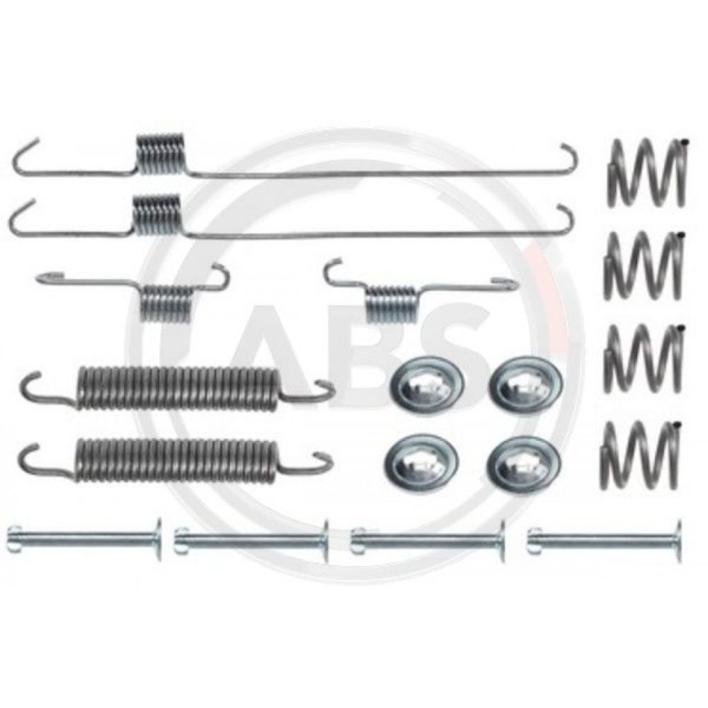 A.B.S. 0001Q Kit d’accessoires, mâchoire de frein SUBARU: JUSTY 4, DAIHATSU: Cuore 7, Materia 8717109528619