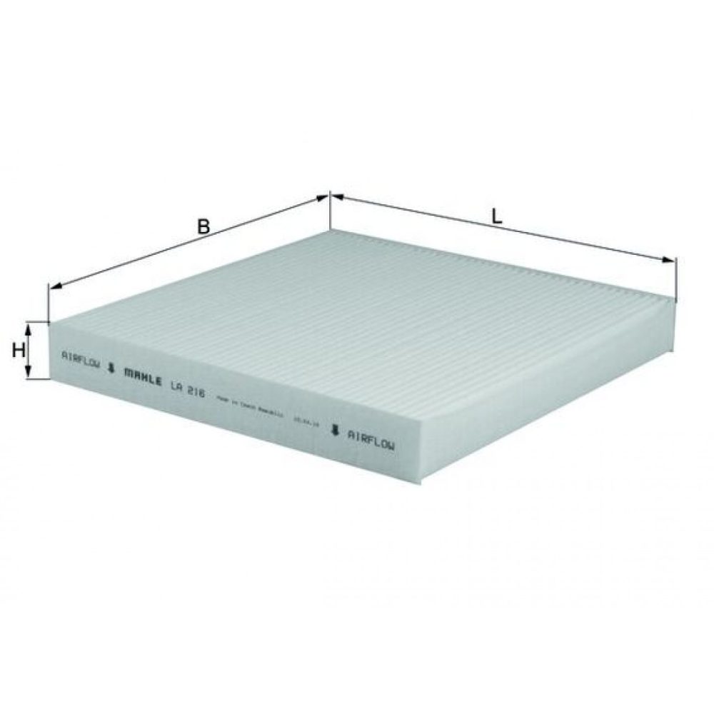 Filter, kupéventilation KNECHT LA 216 4009026510988