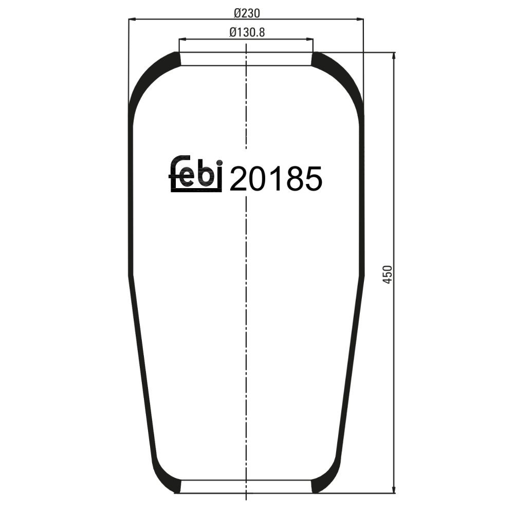 FEBI BILSTEIN Luftbälg 20185 4027816201854