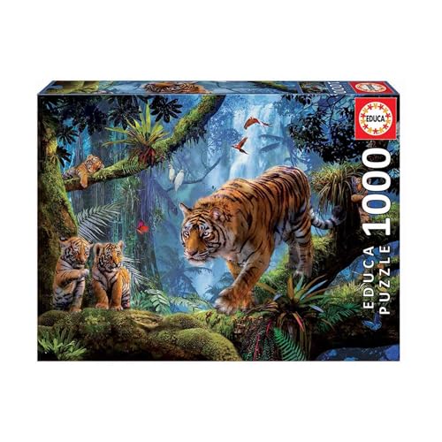 Educa 1000 Tigers in the Tree 8412668176621 Educa 1000 Tigers in the Tree 8412668176621