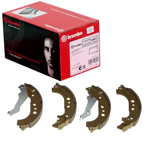 Brembo S 85 543 bromsbackar 228 mm 33 mm med handbromsstag SKODA Roomster Praktik 8432509657966