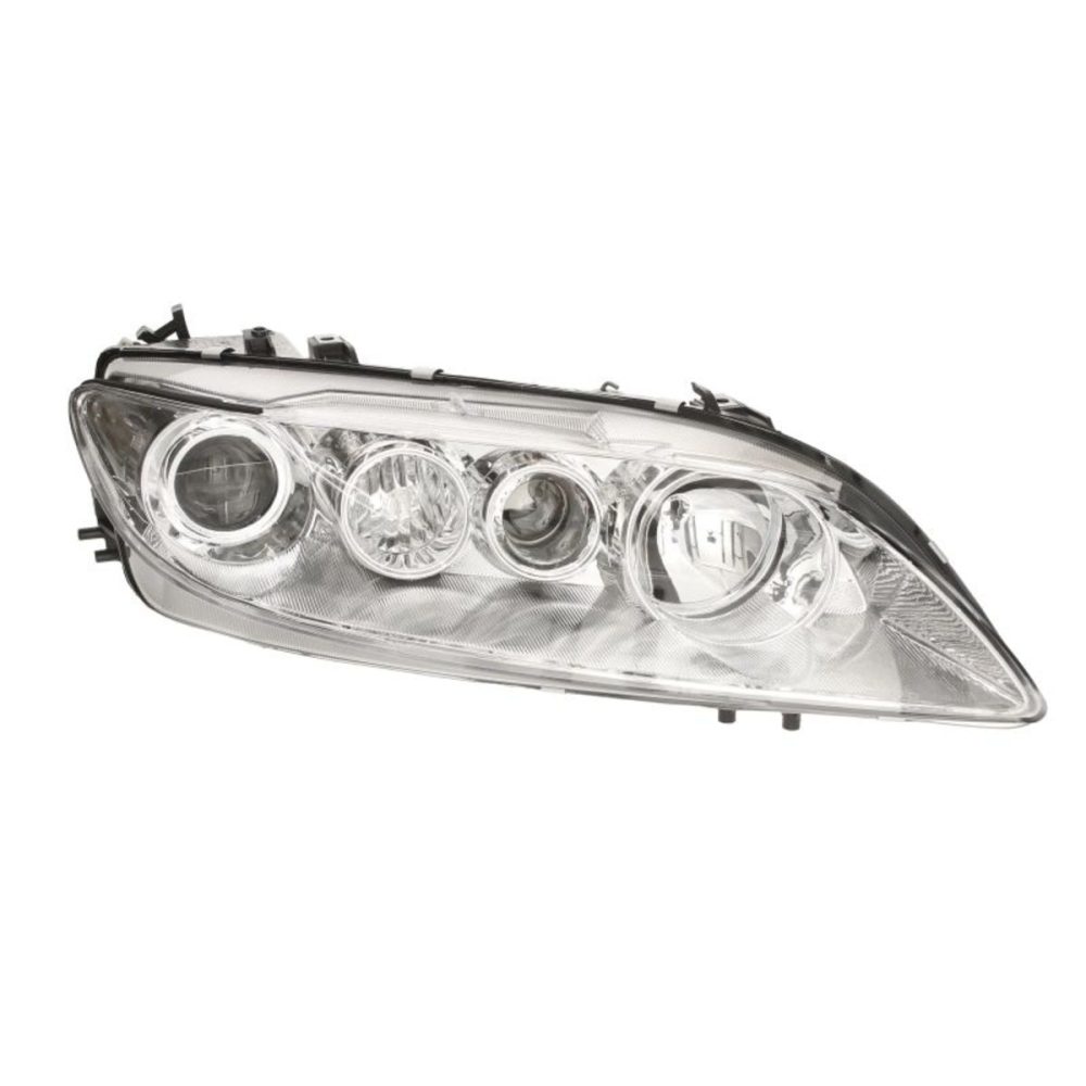 ABAKUS 216 1147R LD EM Phares droit H1/H1 chrome avec commande pour correcteur de site projecteur P14.5s MAZDA: 6 5 portes 5410909321932