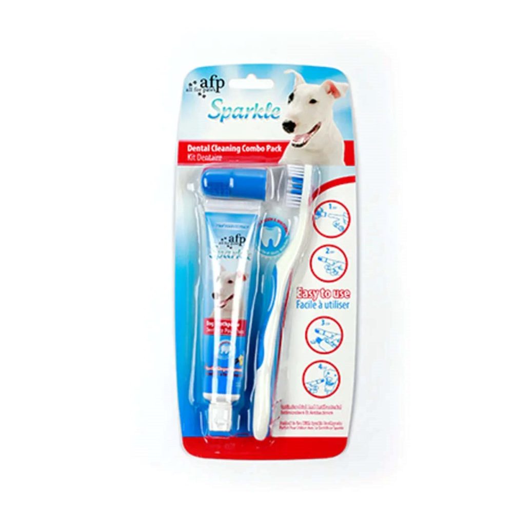 Dental Cleaning Set Vaniljsmak för hund 847922033552