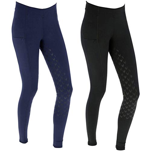Covalliero Kerbl Ridleggings Equona, heltrim, dam svart, 44/46 4018653118122