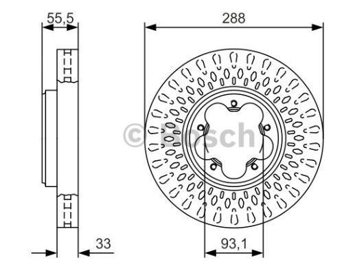 Bosch Bromsskiva 0 986 479 A49 4047025362702