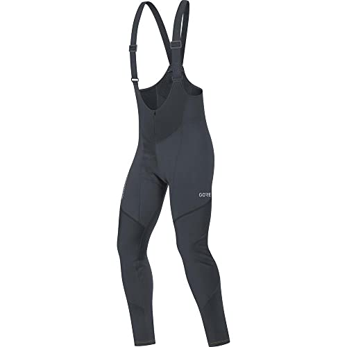 GORE WEAR C3 WINDSTOPPER hängselbyxor+, herr, Svart, XXL, 100337 4017912050487
