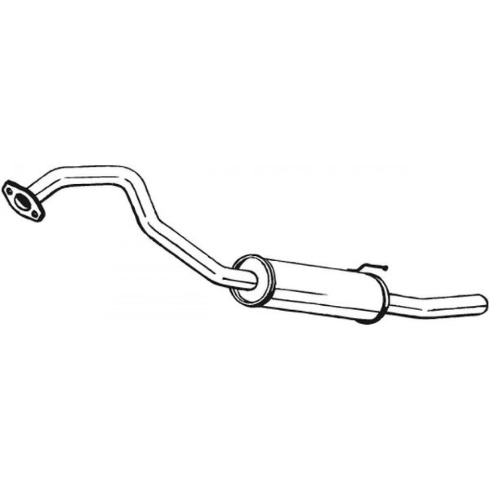 Bakre ljuddämpare Bosal 279409 3351642794091