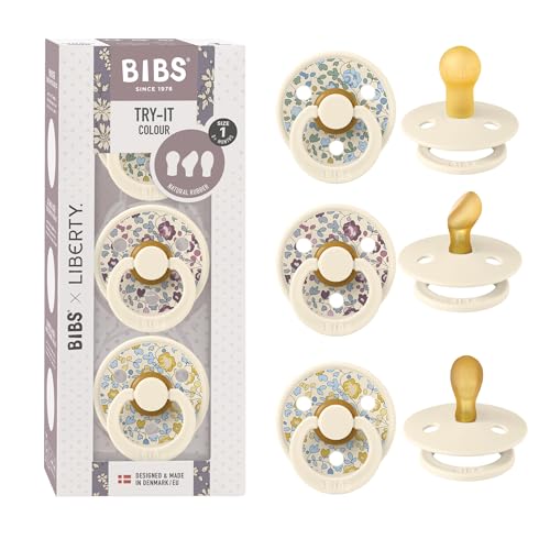 BIBS Try it Colour Napp 3 Pack Stl 1, Liberty/Eloise 5713795256457