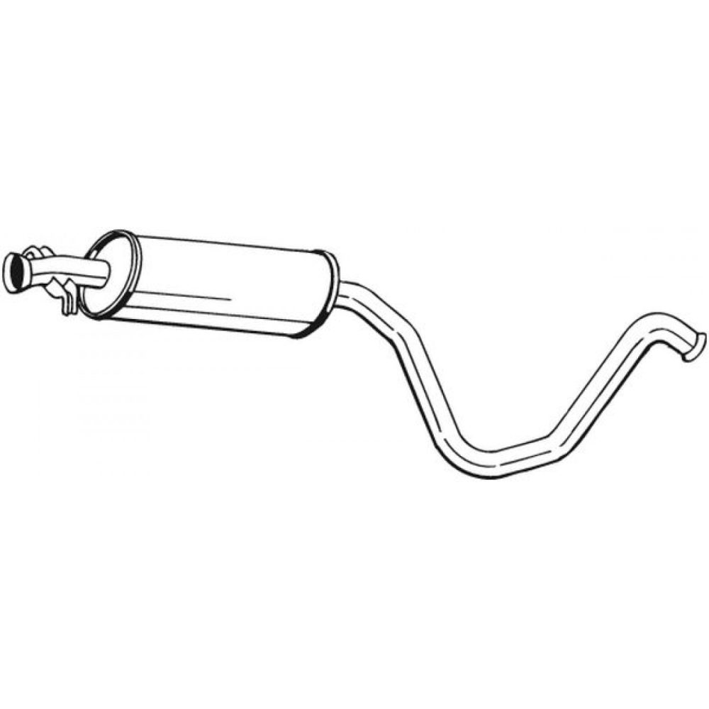 Bosal Mittenljuddämpare 281-831 3351642818315