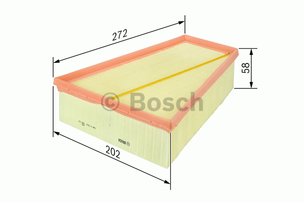 Bosch Luftfilter 1 457 433 555 3165143277676