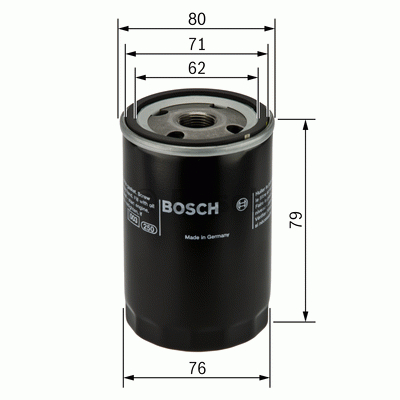 Bosch Oljefilter 0 451 103 349 3165143332887