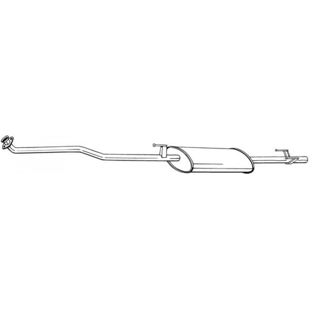 BOSAL 294 217 Silencieux avant MERCEDES BENZ: Sprinter 3 T Van 3351642942171