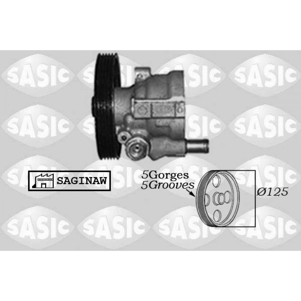 Hydraulikslang, stysrsystem SASIC 7074002 3660872367549