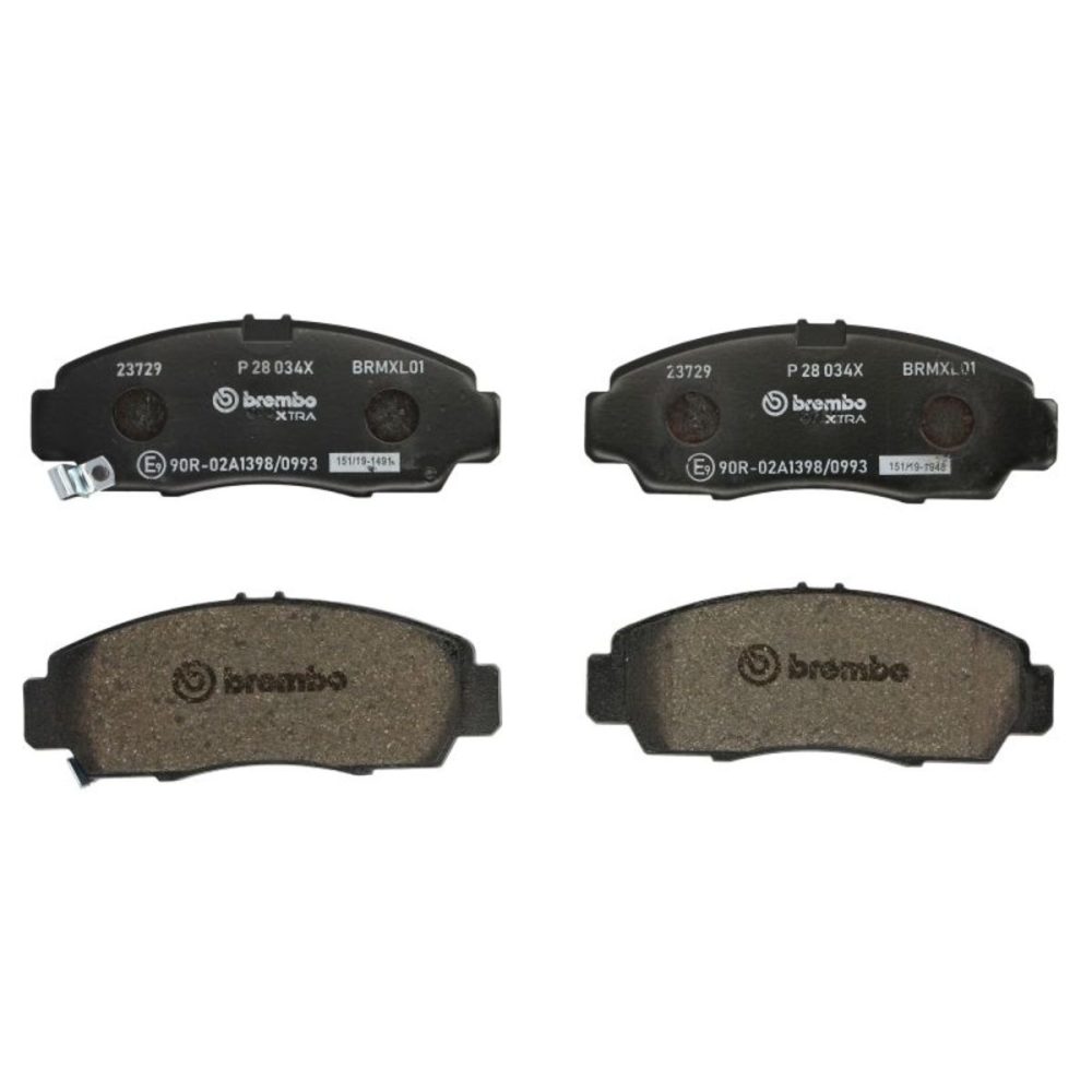 Bromsbeläggssats, skivbroms BREMBO P 28 034X 8020584068816
